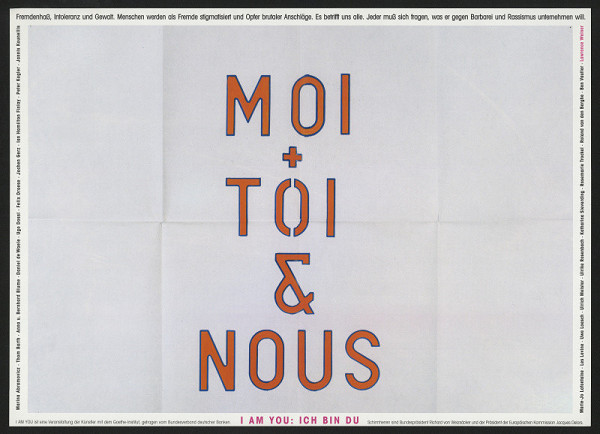 Lawrence Weiner – I am you. Ich bin du 