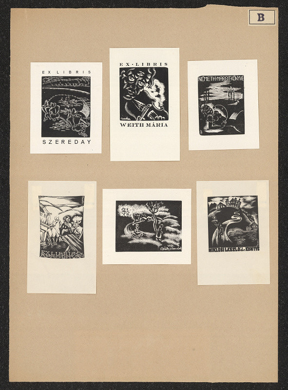 Ferenc Bordas – Exlibris Weith Mária 