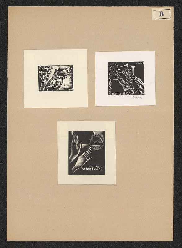 Ferenc Bordas – Exlibris Dr. Toth Ervin 