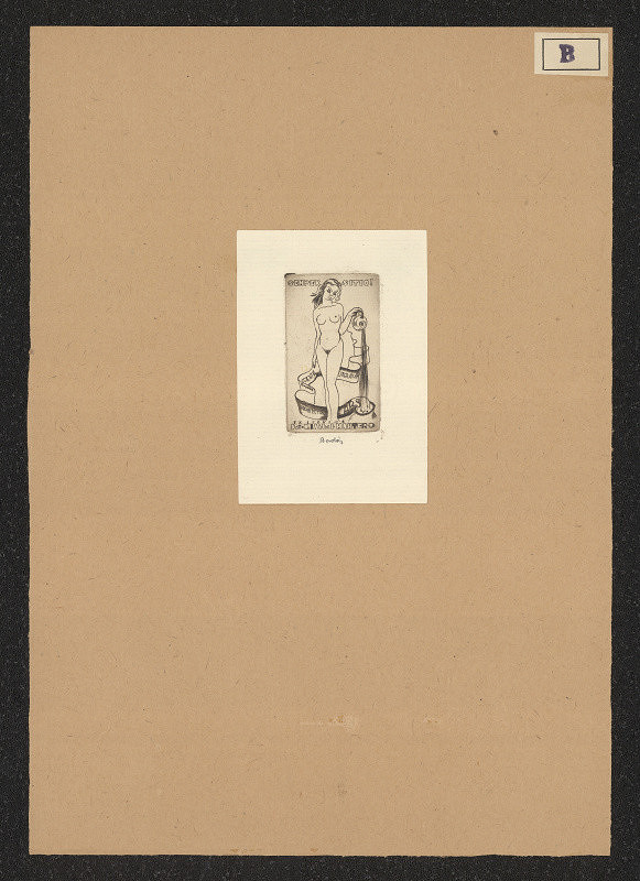 Ferenc Bordas – Ex libris Gianni Mantero 