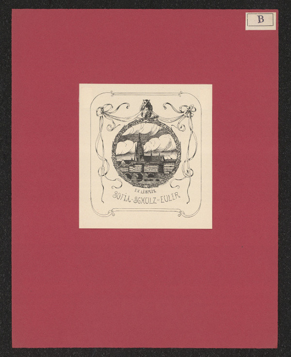 Franz Born – Ex libris Sofia Schulz Euler 