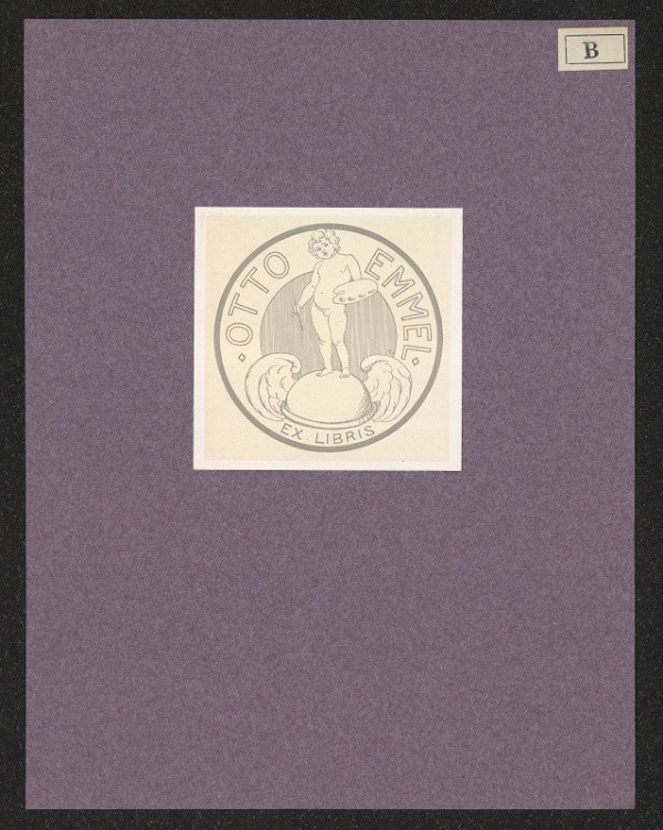 Franz Born – Ex libris Otto Emmel 