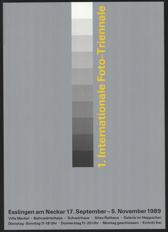 Karl Duschek – 1. Internationale Foto - Triennale Esslingen 