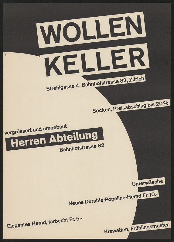 Anton Stankowski – Wollen, Keller, Zürich 