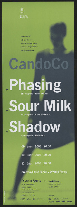 Robert Vojtěch Novák – Cando Co - Phasing Sour Milk - Shadow, divadlo Archa 