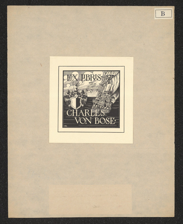 Bodo von Bose – Ex libris Charles von Bose 