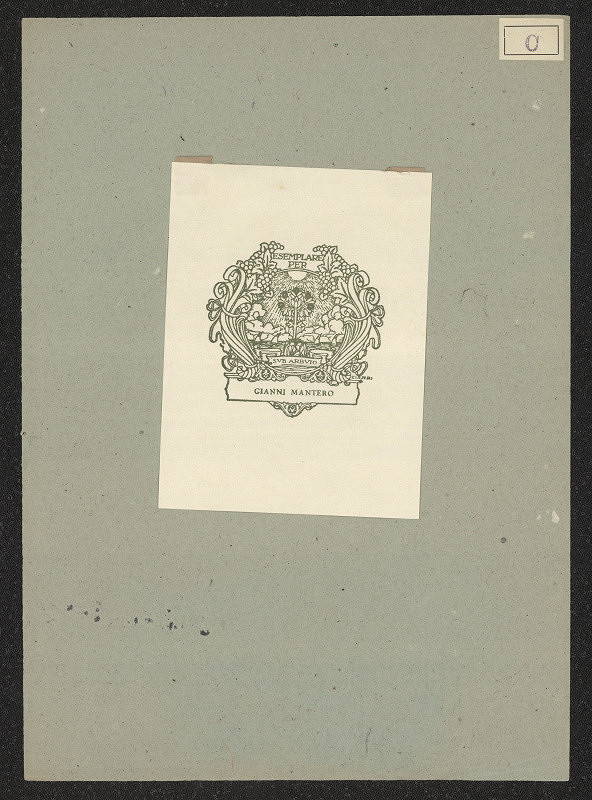 Giulio Cisari – Exlibris Gianni Mantero 