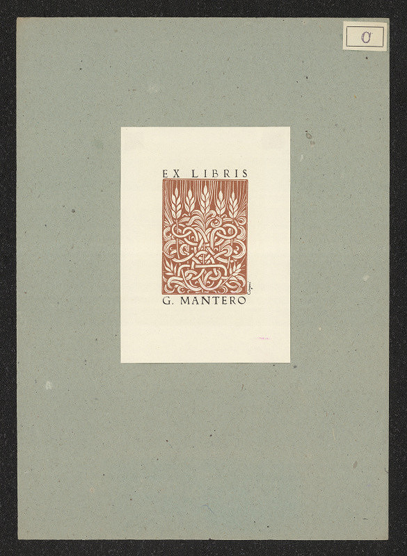 Giulio Cisari – Exlibris G. Mantero 