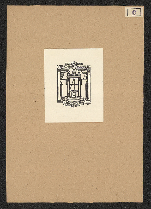 Giulio Cisari – Exlibris Virginia Valsecchi 