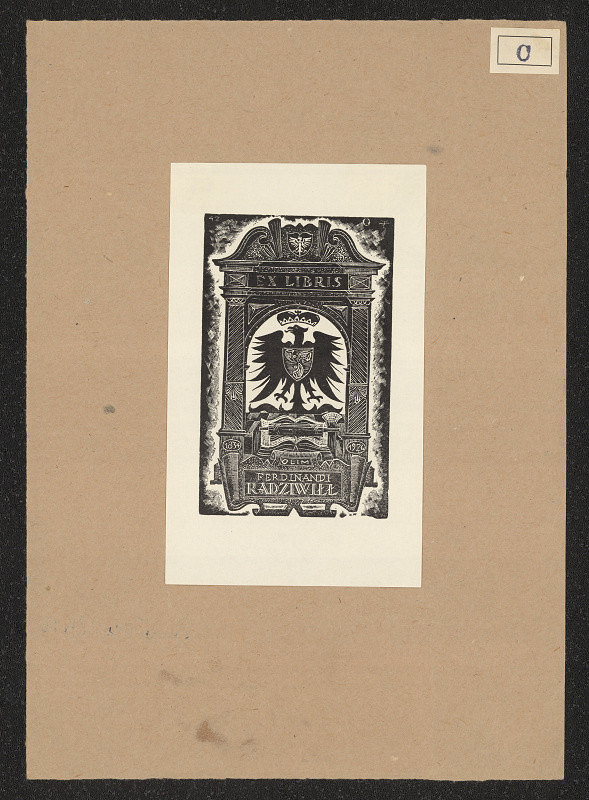 Tadeusz Cieślewski/1870 – Exlibris Ferdinandi Radziwill 