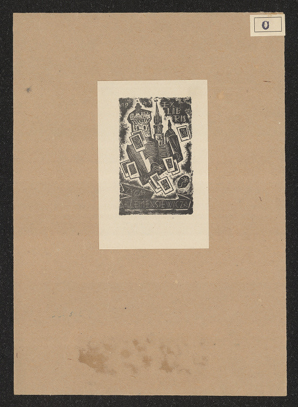 Tadeusz Cieślewski/1895 – Exlibris Zyg. Klemensiewicza 