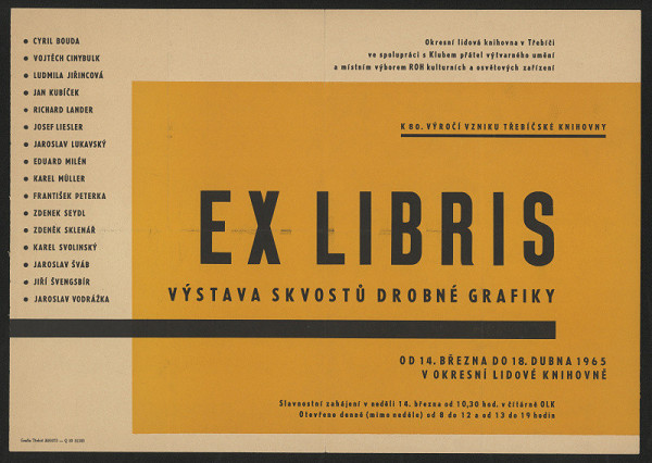 Eduard Milén – Ex libris. Výstava skvostů drobné grafiky 