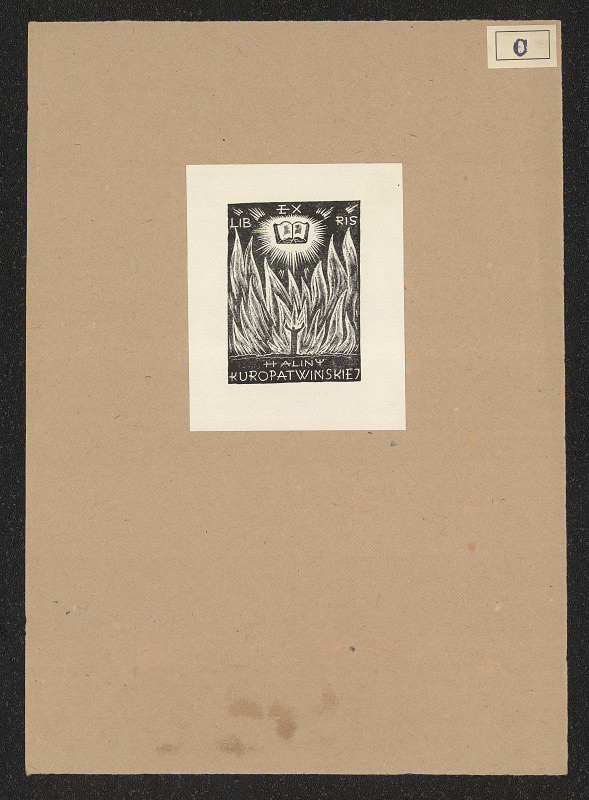 Tadeusz Cieślewski/1870 – Exlibris Haliny Kurapatwinskiej 