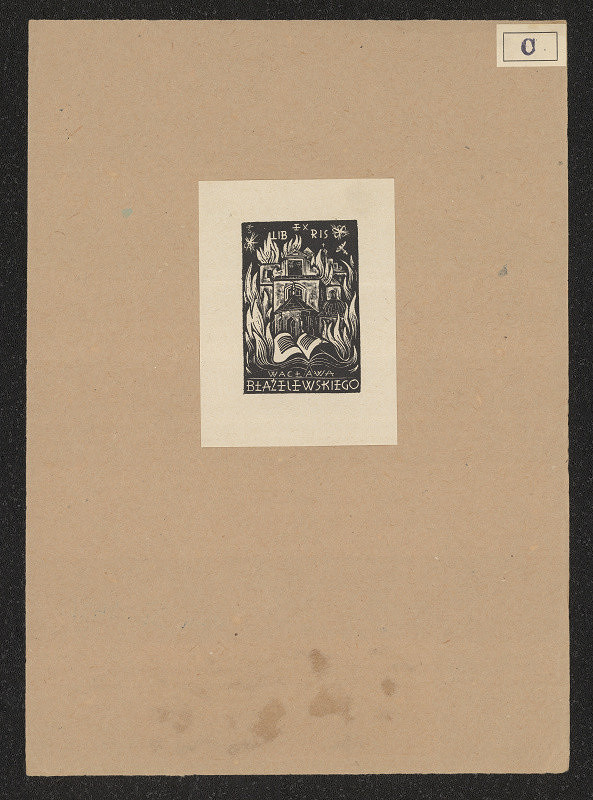 Tadeusz Cieślewski/1895 – Exlibris Wacława Błaźievskiego 