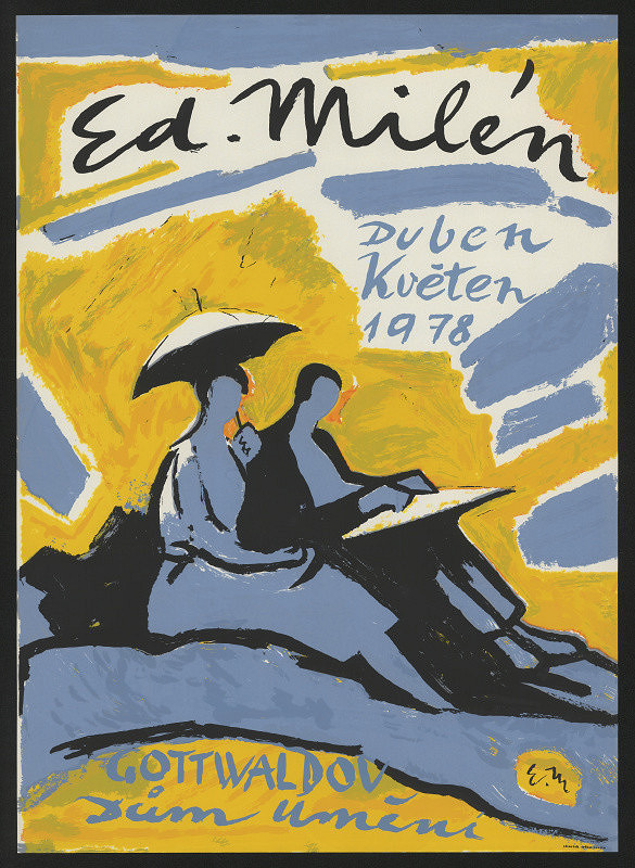 Eduard Milén – Eduard Milén duben  /květen 1978, Gottwaldov, Dům umění 