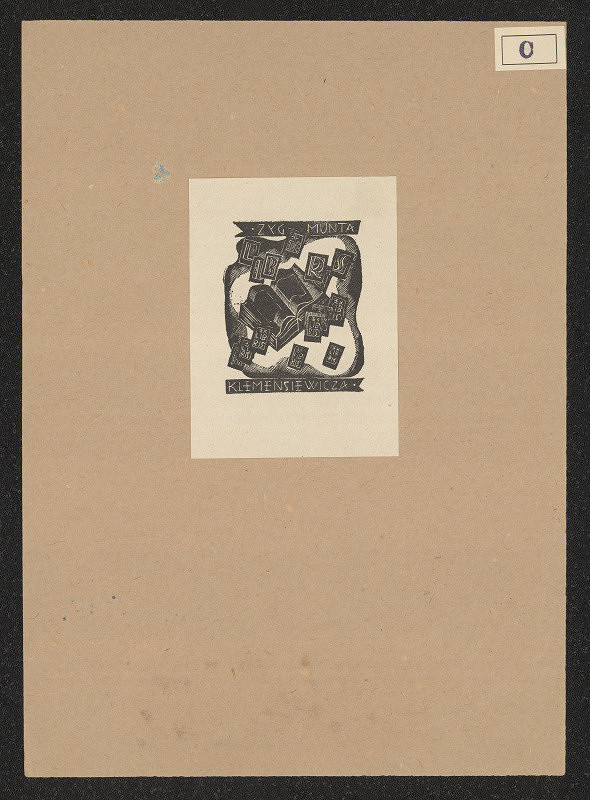 Tadeusz Cieślewski/1870 – Exlibris Klemensiewicza 