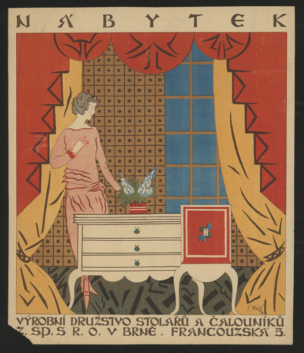 Eduard Milén – Nábytek, výrobní družstvo stolařů a čalouníků z. sp. S.r.o. v Brně, Francouzská 5 
