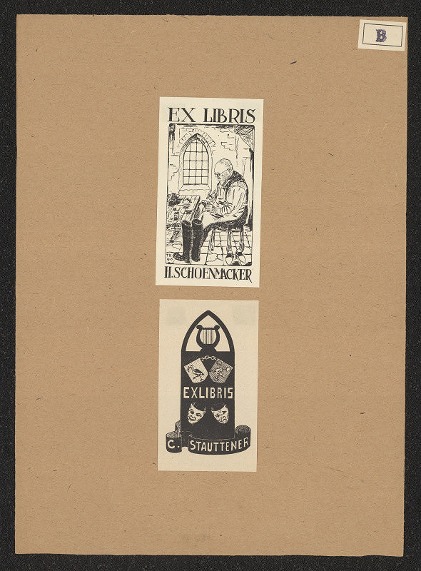 Theo Broekstra – Exlibris H. Schoenmarker 