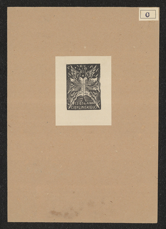 Tadeusz Cieślewski/1870 – Exlibris Cieplinski Czeslaw 