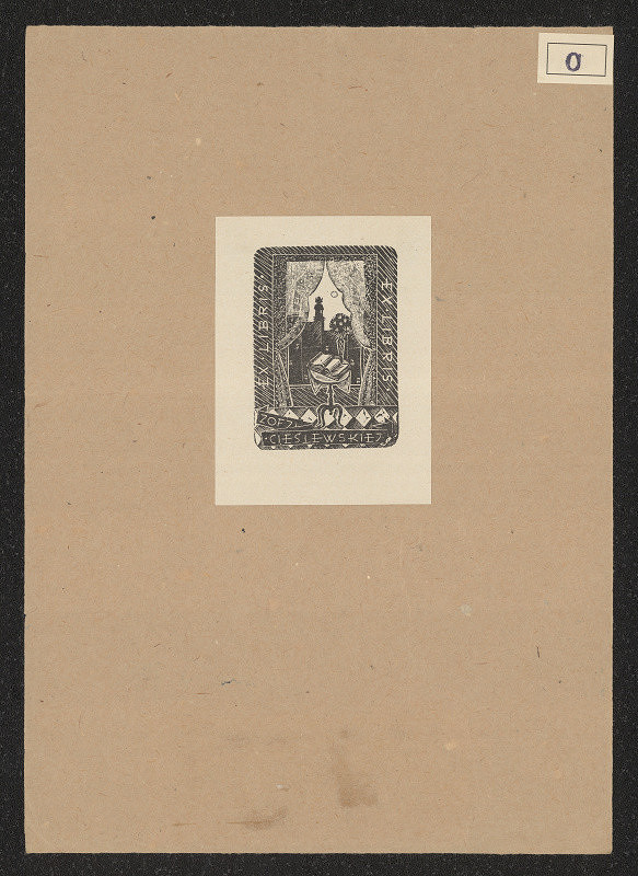 Tadeusz Cieślewski/1870 – Exlibris Cieslewska Zofie 