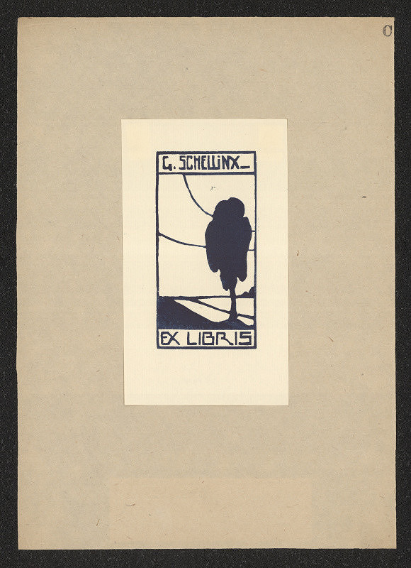 neurčený autor – Exlibris Schellinx G. 