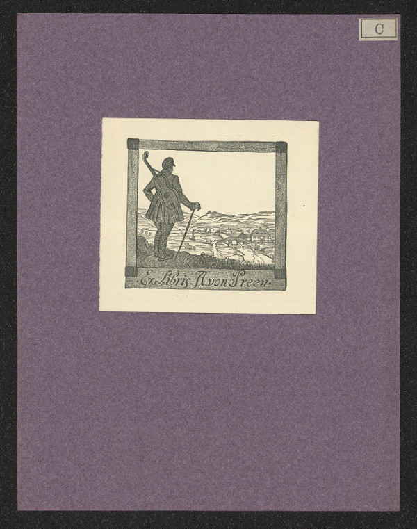 Hans von Clossmann – Ex libris A. von Preen 