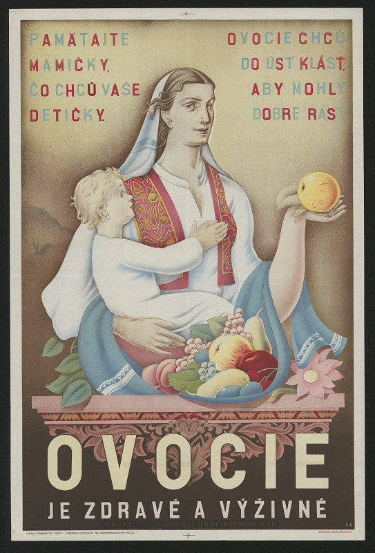 signatura K.A. – Ovocie je zdravé a výživné 