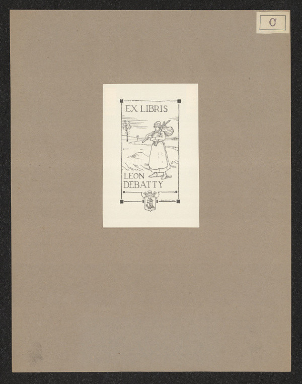 Paul Collet – Exlibris Debatty Leon 