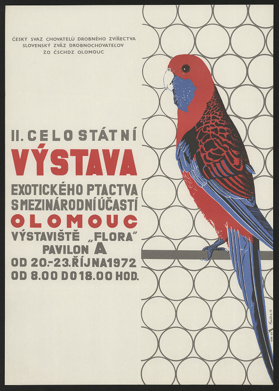 Kučera – Flora Olomouc: II celostátní výstava exotického ptactva Olomouc 