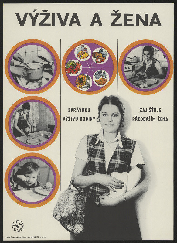 neznámý – Výživa a žena. Ústav zdravotní výchovy 