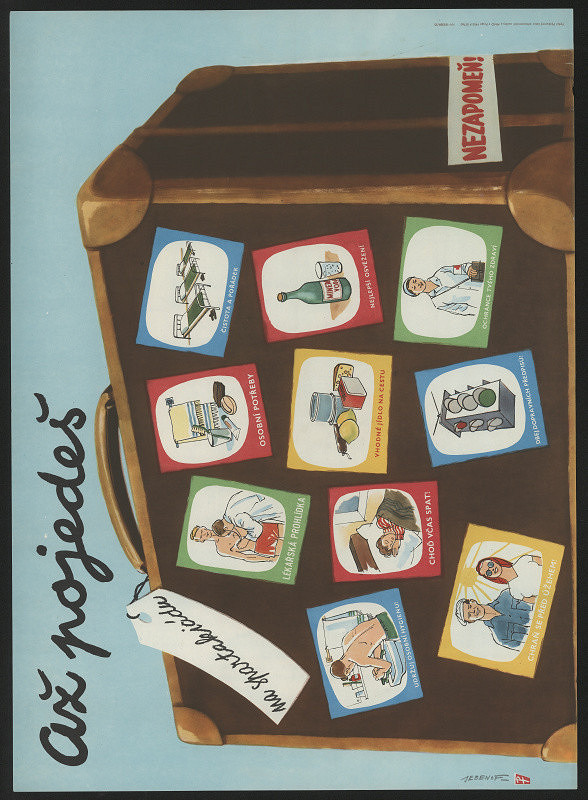 Jan Blahoslav Jebenof vl.jm. Novotný – Až pojedeš na spartakiádu, nezapomeň! 