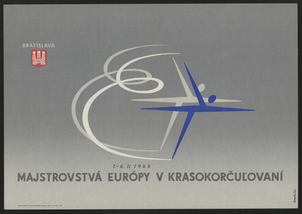 Ivo(?) Švorčík – Majstrovstvá Európy v krasokorčuľovaní Bratislava 1966 