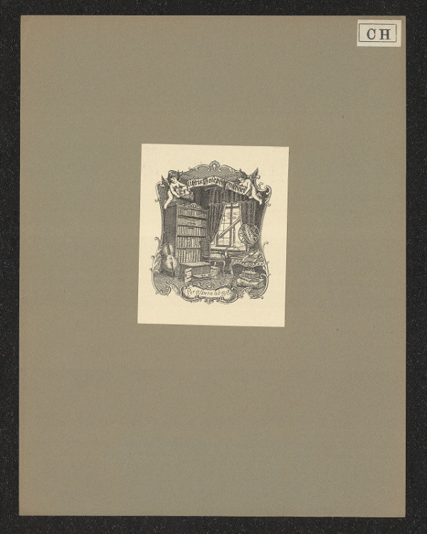 V. Christ – Exlibris  Fischhof J. Wien 