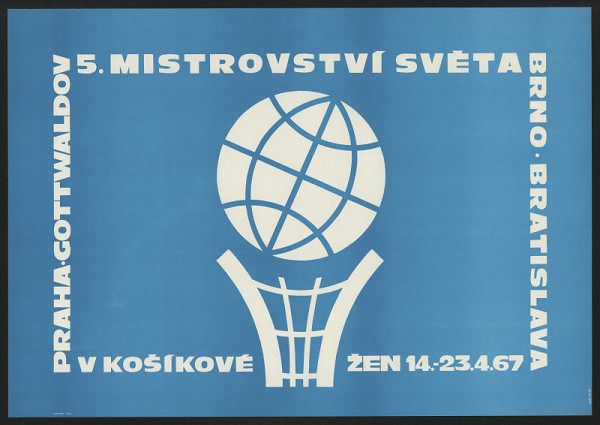 signatura Saska – 5. Mistrovství světa Brno - Bratislava - Praha - Gottwaldov v košíkové žen 