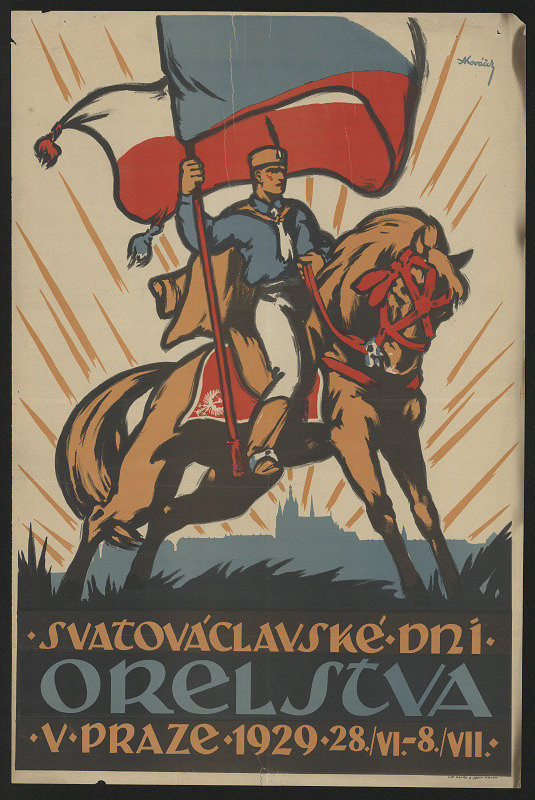 signatura Kováček – Svatováclavské dni orelstva v Praze 