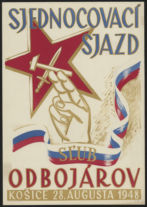 signatura AH – Sjednocovací sjazd. Sľub odbojárov Košice 28. augusta 1948 