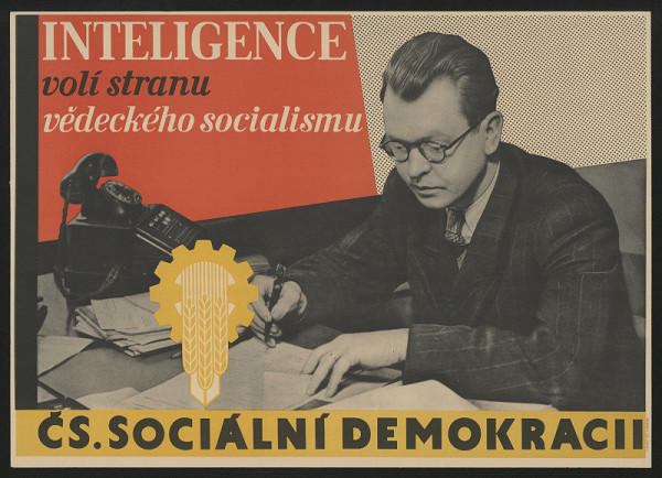 Jaroslav Šváb (?) – Inteligence volí stranu ... čs. sociální demokracii 
