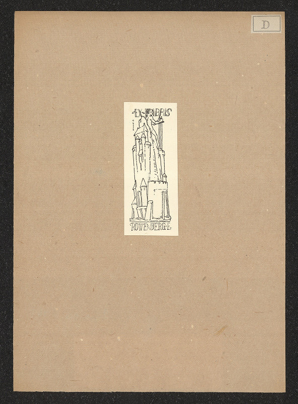 Ödön Dankó – Ex libris Rottenberg E. 