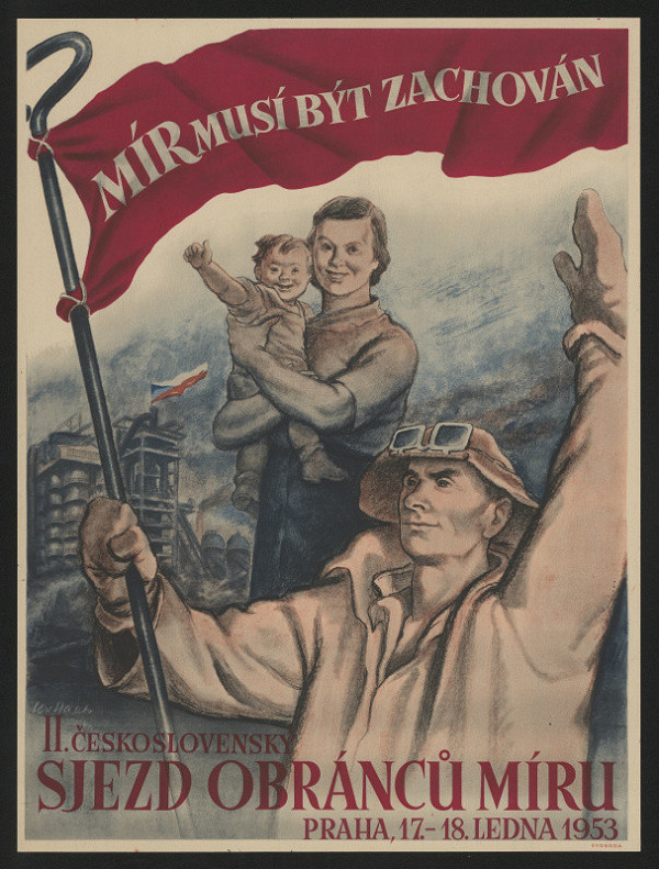 Lev Haas – II. československý sjezd obránců míru. Praha 17.-18. ledna 1953 