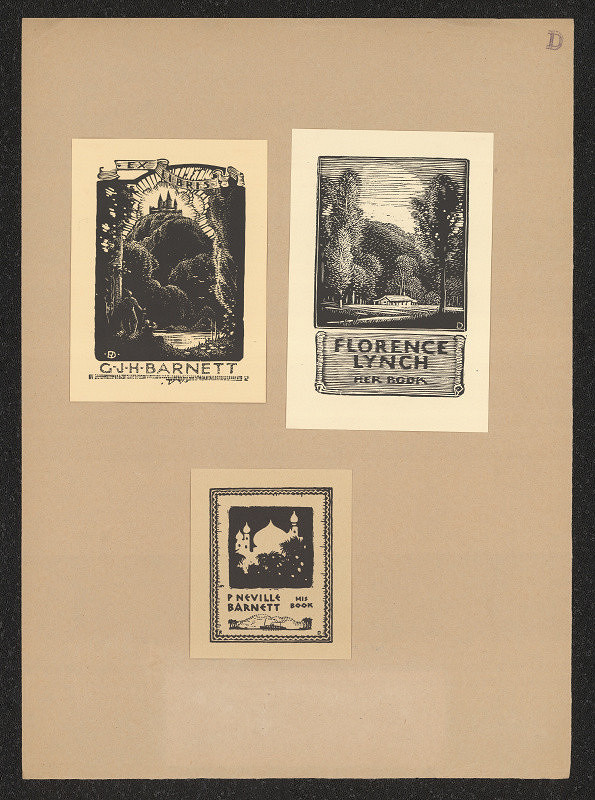 P. Davies (?) – Florence P Neville Barnett his Book 