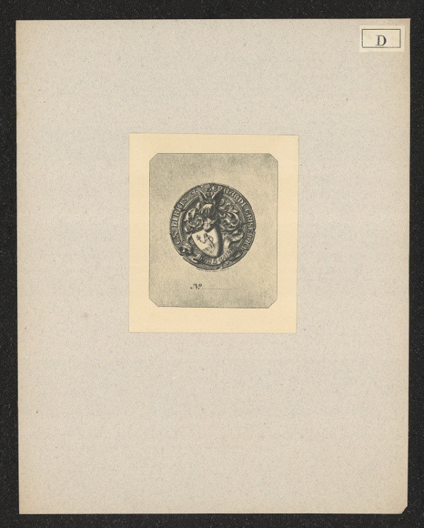 Alexis David (?) – Ex libris Eduardi Grisebach 