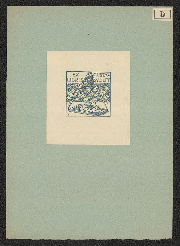 Julius Diez – Exlibris Gustav Wolff 