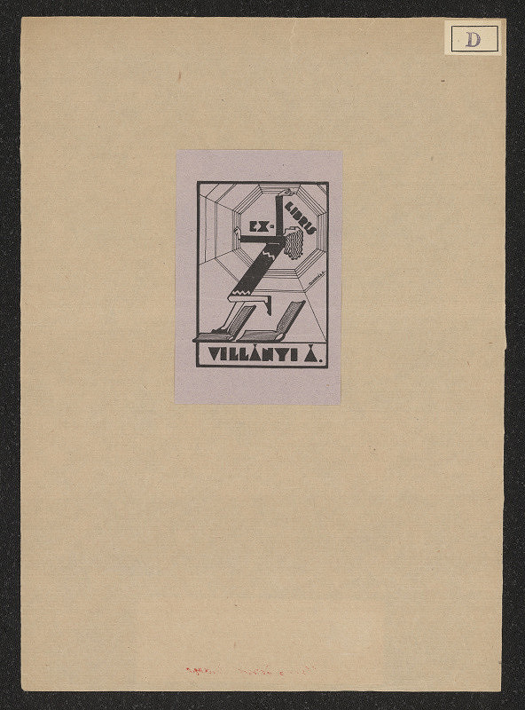 Ferenc Dürer, Albrecht Dinnyés – Exlibris Villanyi Á. 