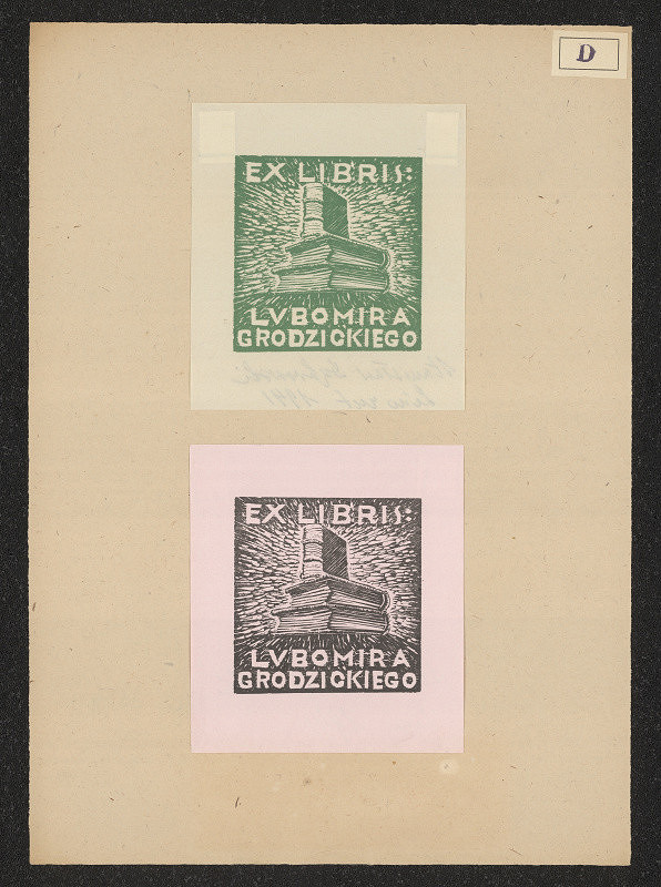Stanislaw Dąbrowski – Exlibris Lubomira Grodzickiego 