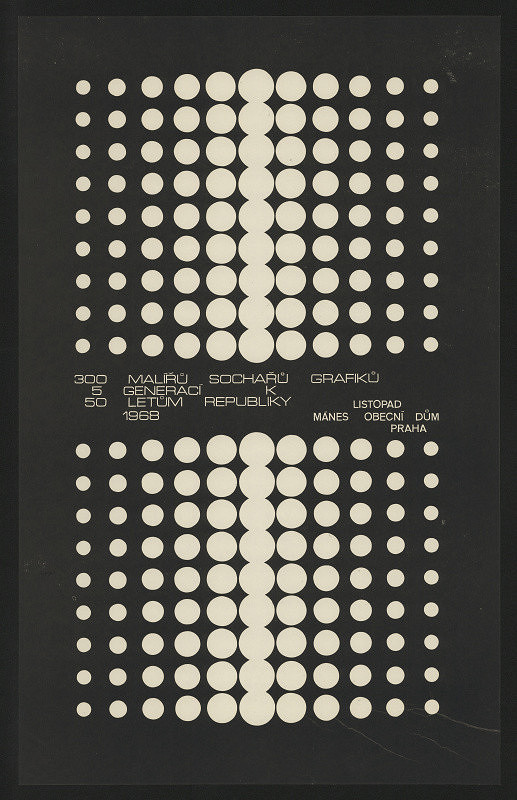 Milan Grygar – 300 malířů, sochařů, grafiků, 5 generací k 50 letům republiky, listop. 1968. Mánes, Praha 