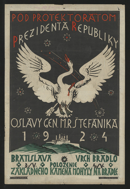 Jaroslav Jareš – Oslavy gen. M.R. Štefáníka 1924 Bratislava 