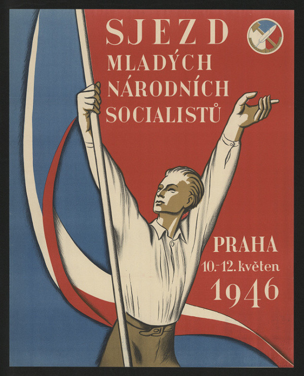 neznámý – Sjedzd mladých nár. socialistů. Praha 10.-12. května 1946 