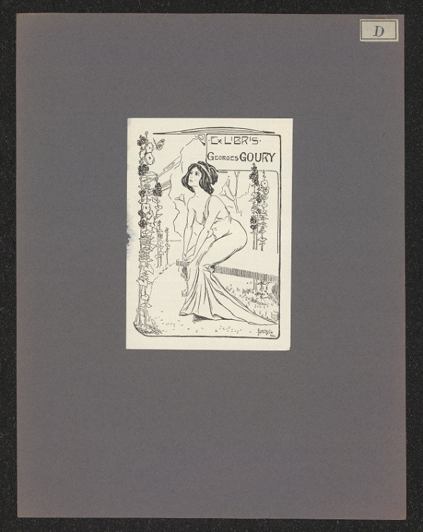 J. Drechsel – Exlibris Georges Goury 