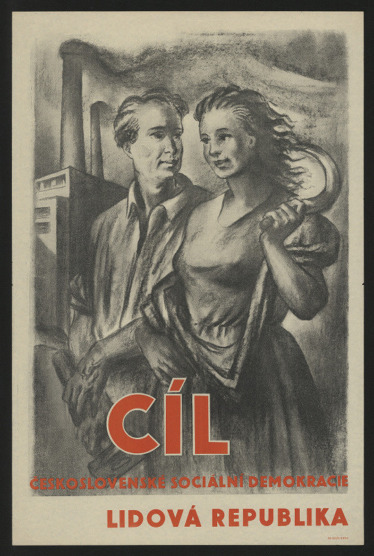 neznámý – Cíl českosl. sociální demokracie, lidová republika 