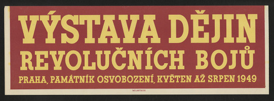 Jan Čumpelík – a) bez titulu;  b) Výstava dějin revolučních bojů 